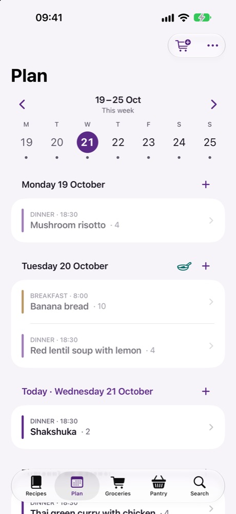 Meal plan