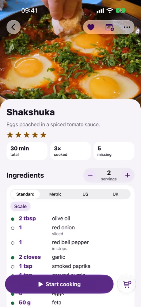 Your recipes